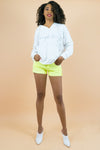 Re-Stocked Green Sequin Shorts