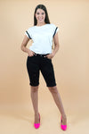 Sleeveless Buttoned front Denim Jumpsuit