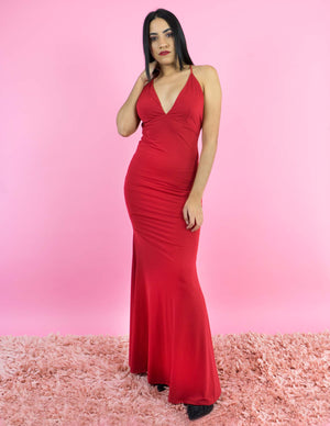 WINTER COLLECTION Long Sexy Red Dress